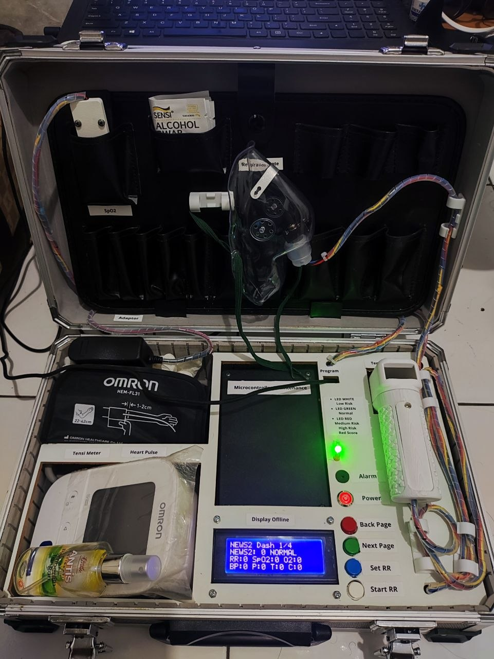 Final portable NEWS2 monitoring prototype