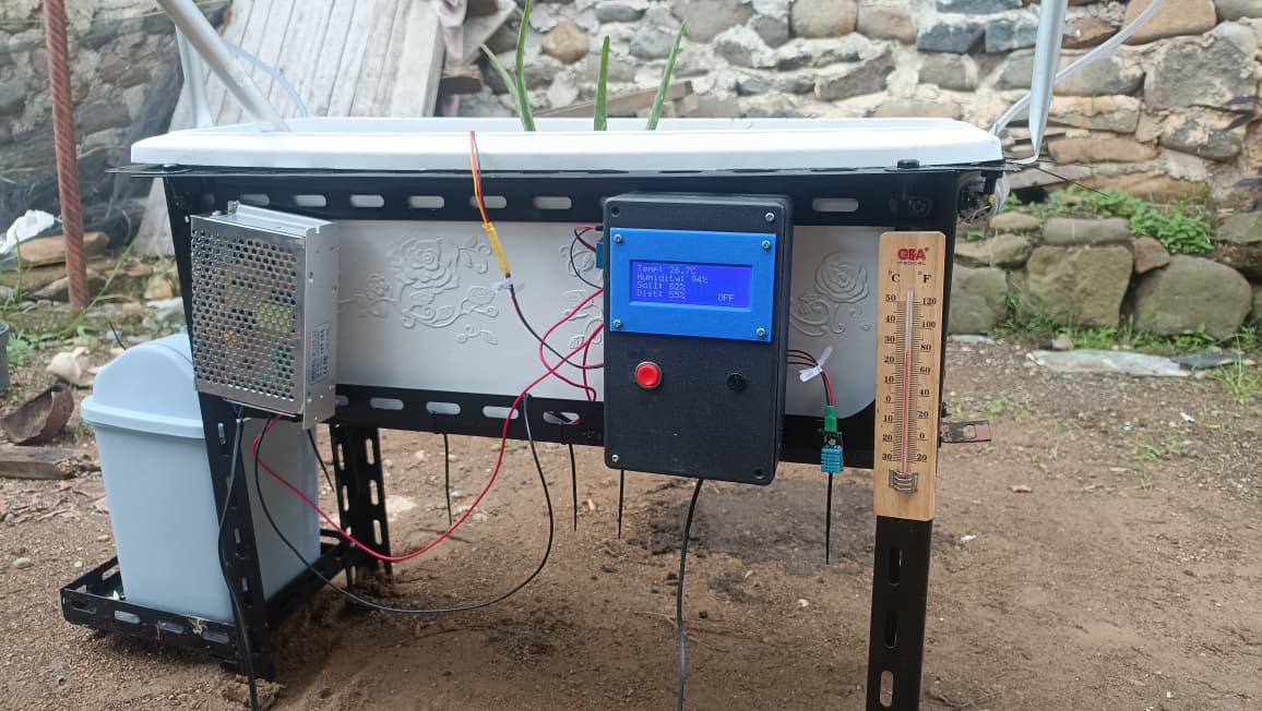 Final IoT smart watering and plant monitoring prototype